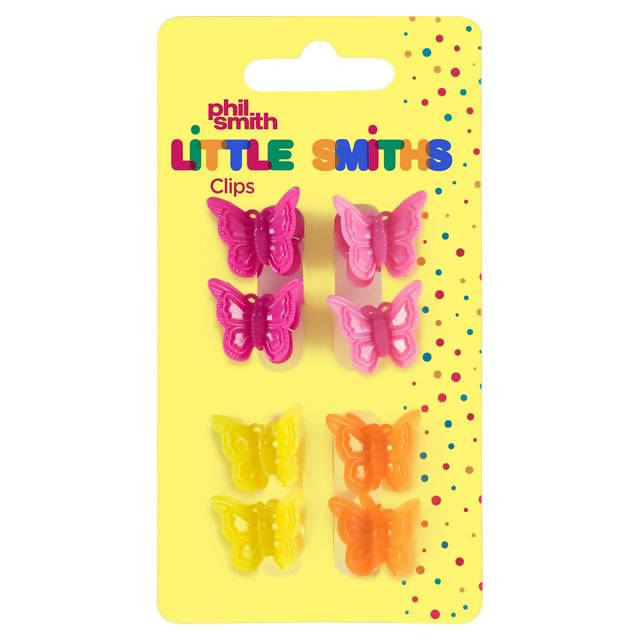 Phil Smith Little Smiths Mini Butterfly Clips Hair accessories Sainsburys   