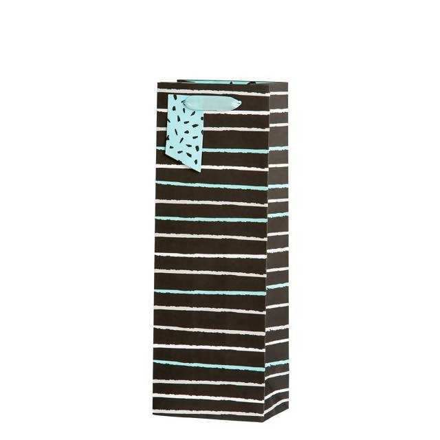 Blue Stripe Bottle Bag Cards and Gifting Sainsburys   