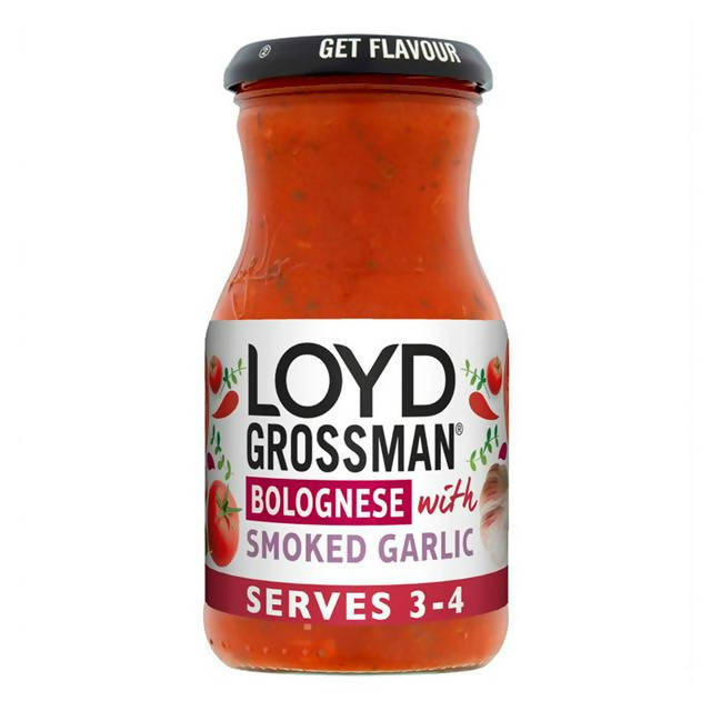 Loyd Grossman Bolognese with Smoked Garlic Pasta Sauce 350g Bolognese Sainsburys   