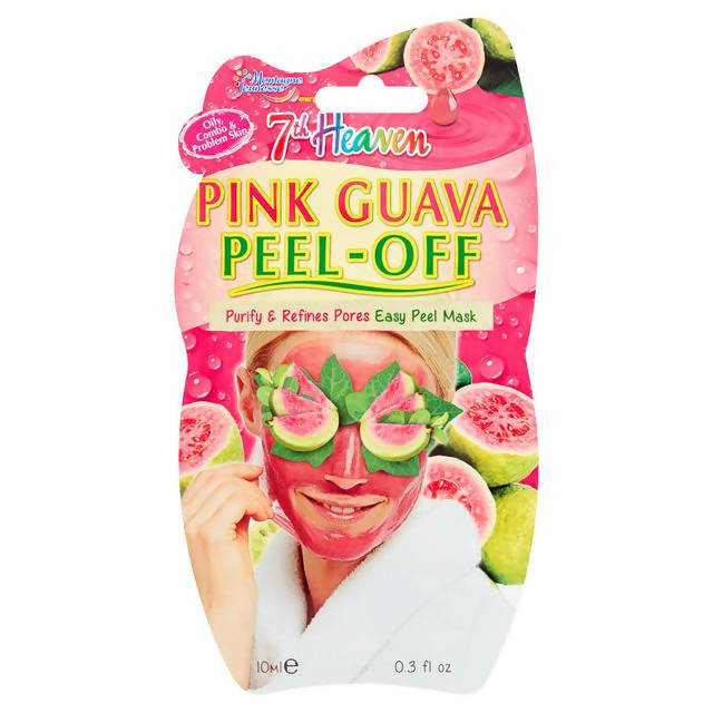 7th Heaven Pink Guava Peel-Off Easy Peel Mask 10ml face & body skincare Sainsburys   