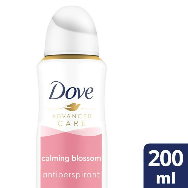 Dove Advanced Care Calming Blossom Anti-Perspirant Aerosol Deodorant 200ml face & body skincare Sainsburys   