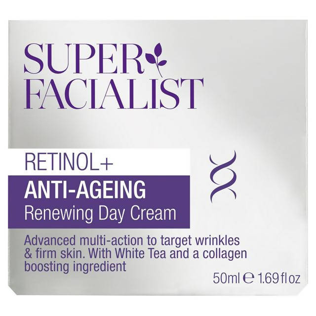 Super Facialist Retinol+ Anti-Ageing Renewing Day Cream 50ml All Sainsburys   