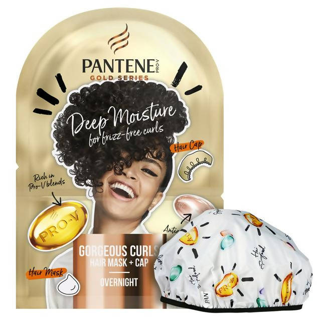 Pantene Gold Series Deep Moisture, Conditioning Hair Mask & Cap 20ml - McGrocer