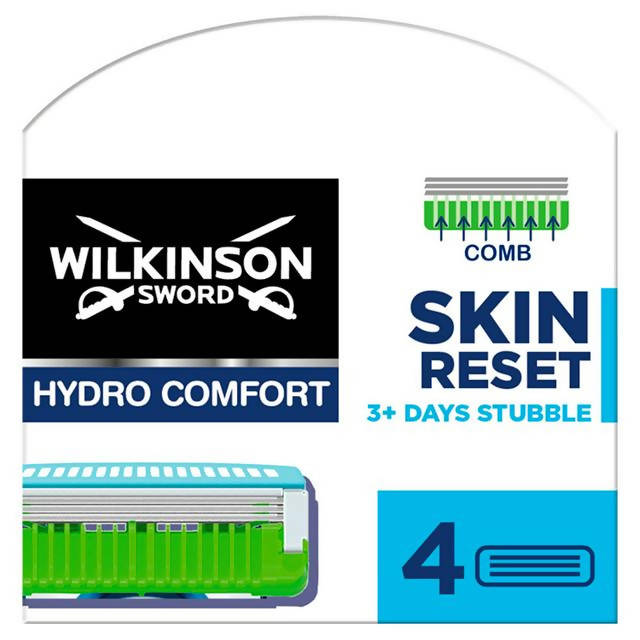 Wilkinson Sword Hydro Comfort Skin Reset Men's Razor Blades x4