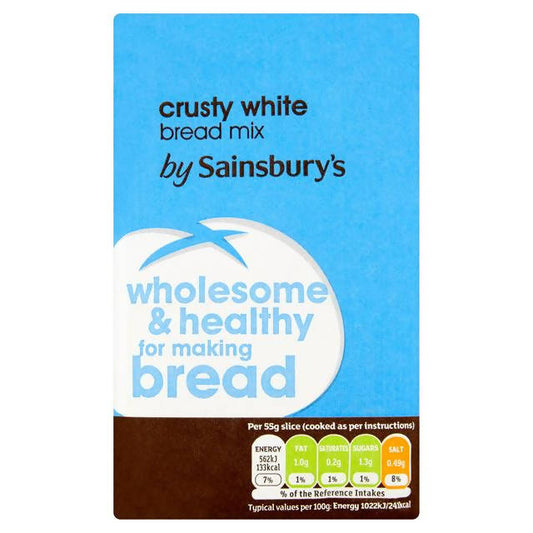 Sainsbury's Crusty White Bread Mix 500g - McGrocer