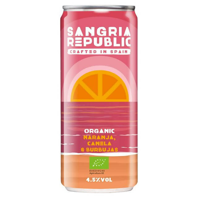 Sangria Republic Organic Sparkling Orange & Cinnamon 25cl