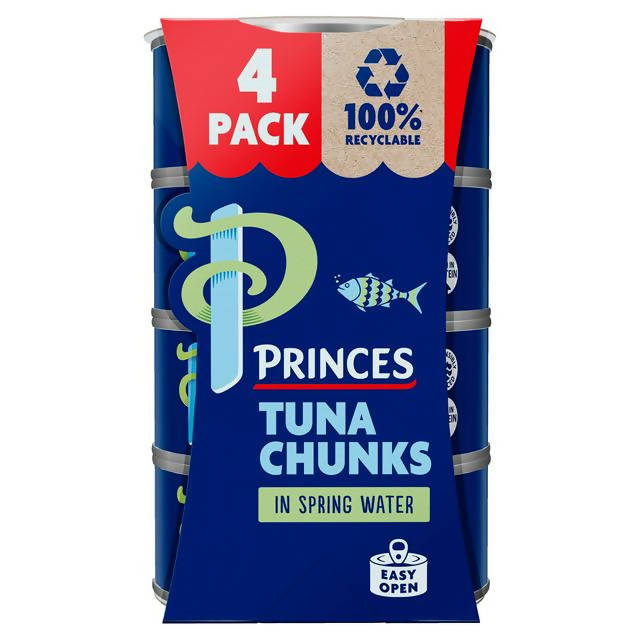 Princes Tuna Chunks in Spring Water 4x145g - McGrocer