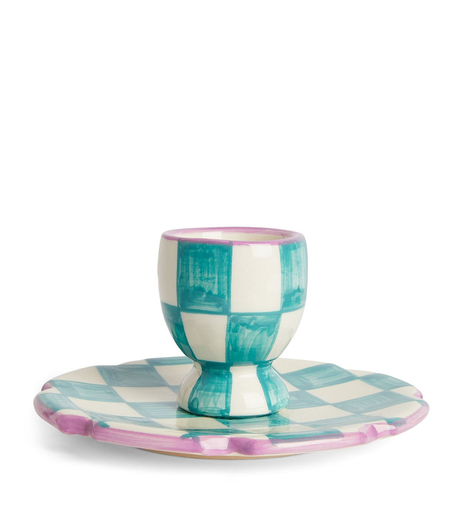 Eggcellent Egg Cup and Plate (19cm)