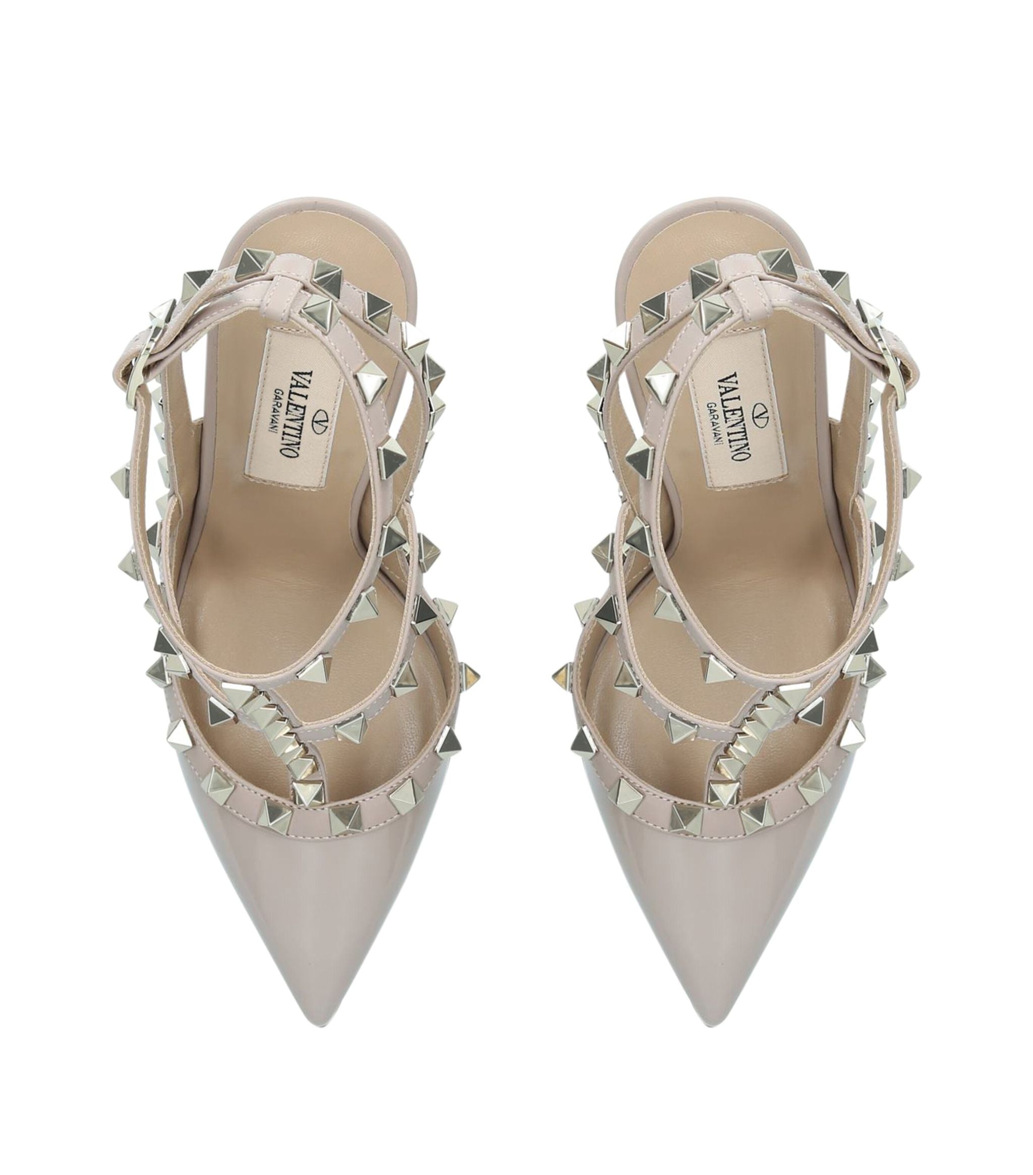 Leather Rockstud Pumps 100 GOODS Harrods   