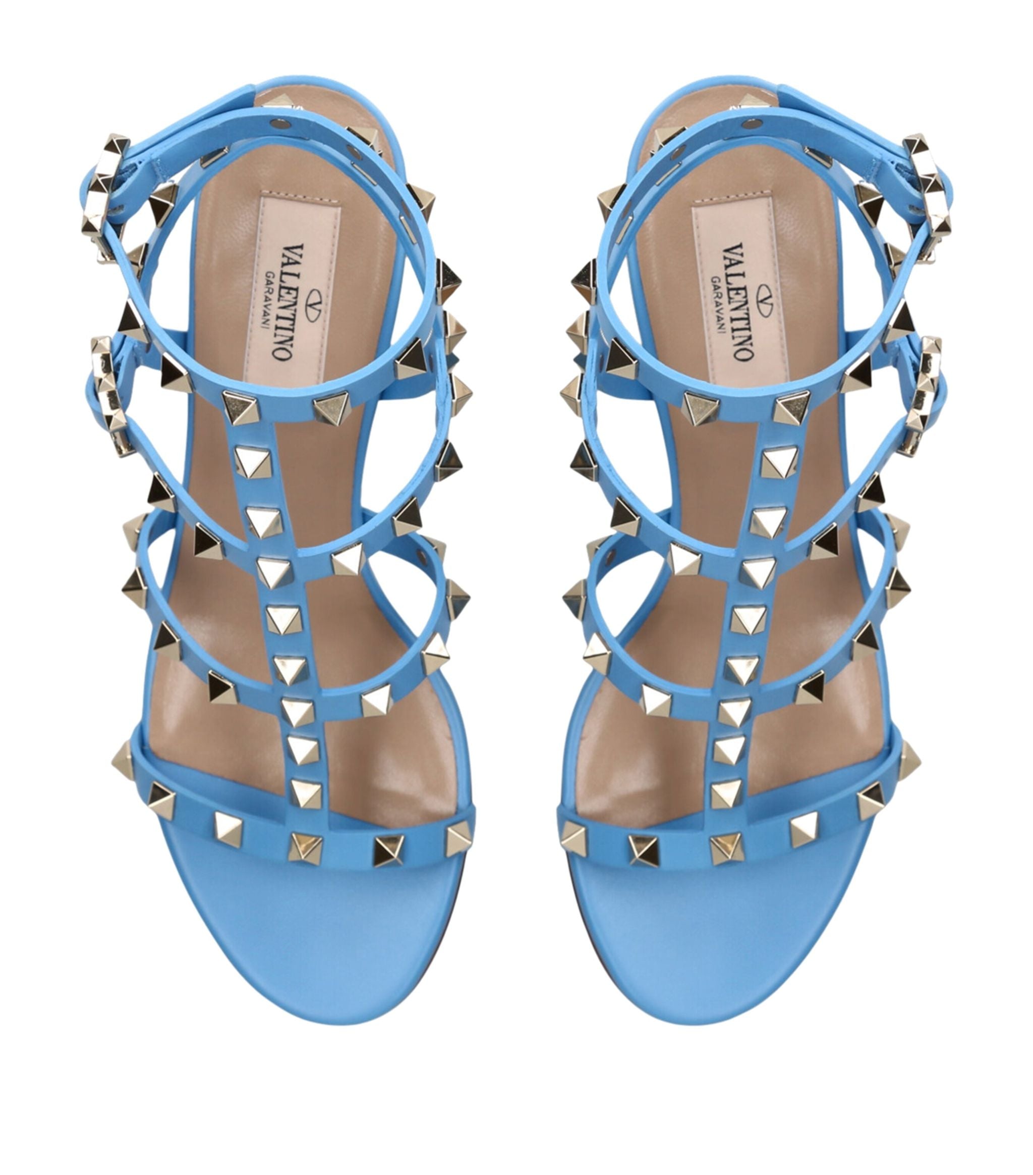 Leather Rockstud Sandals 60 GOODS Harrods   