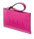 Leather VLTN Zip Card Holder Miscellaneous Harrods   