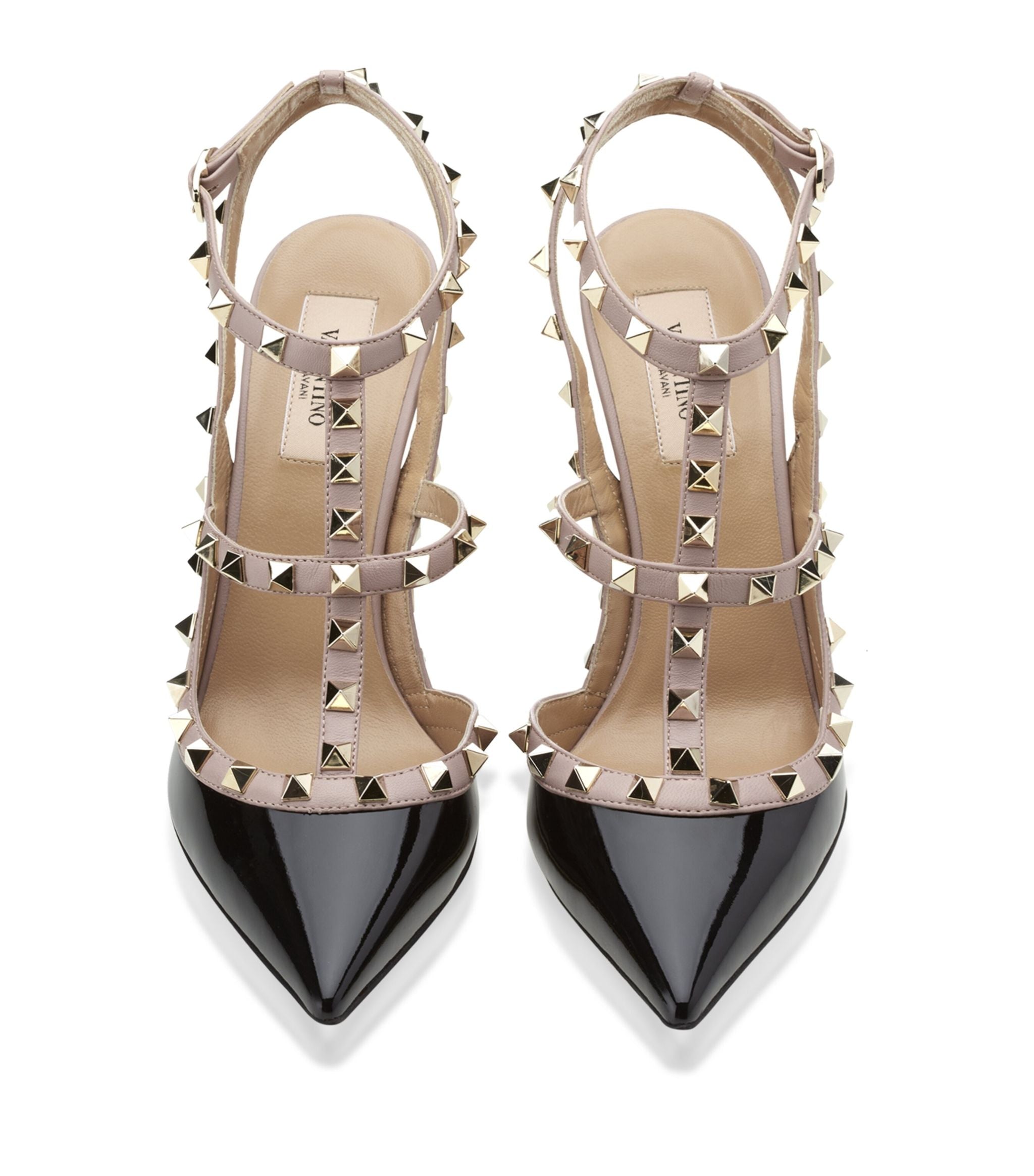 Patent Rockstud Heels 100 GOODS Harrods   