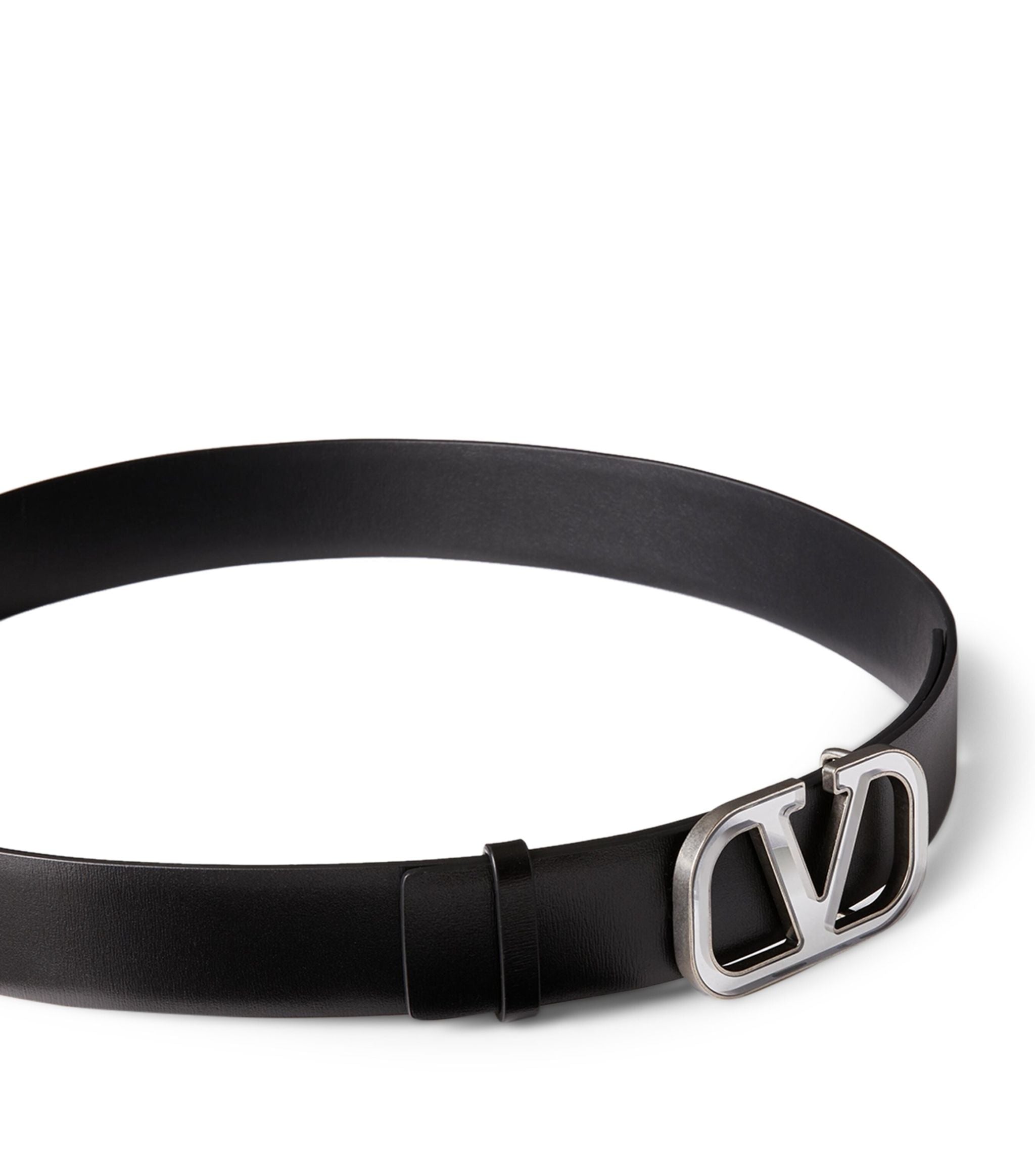 Valentino Garavani Leather VLOGO Belt Miscellaneous Harrods   