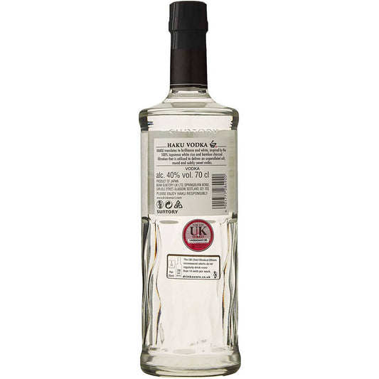 Haku Japanese Craft Vodka, 70cl 40% ABV Vodka Costco UK   