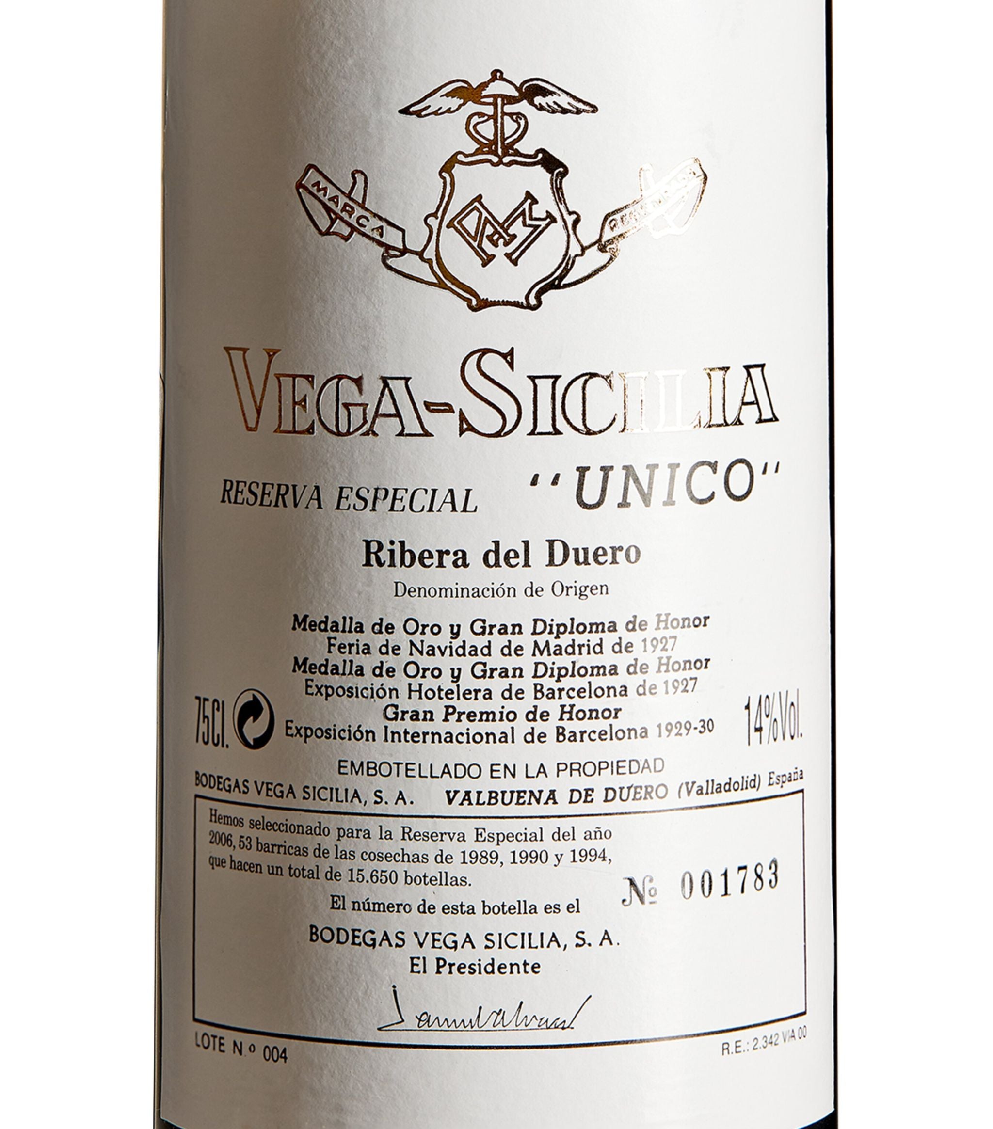 Reserva Especial 89 90 94 2006 (75cl) - Ribera del Duero, Spain GOODS Harrods   