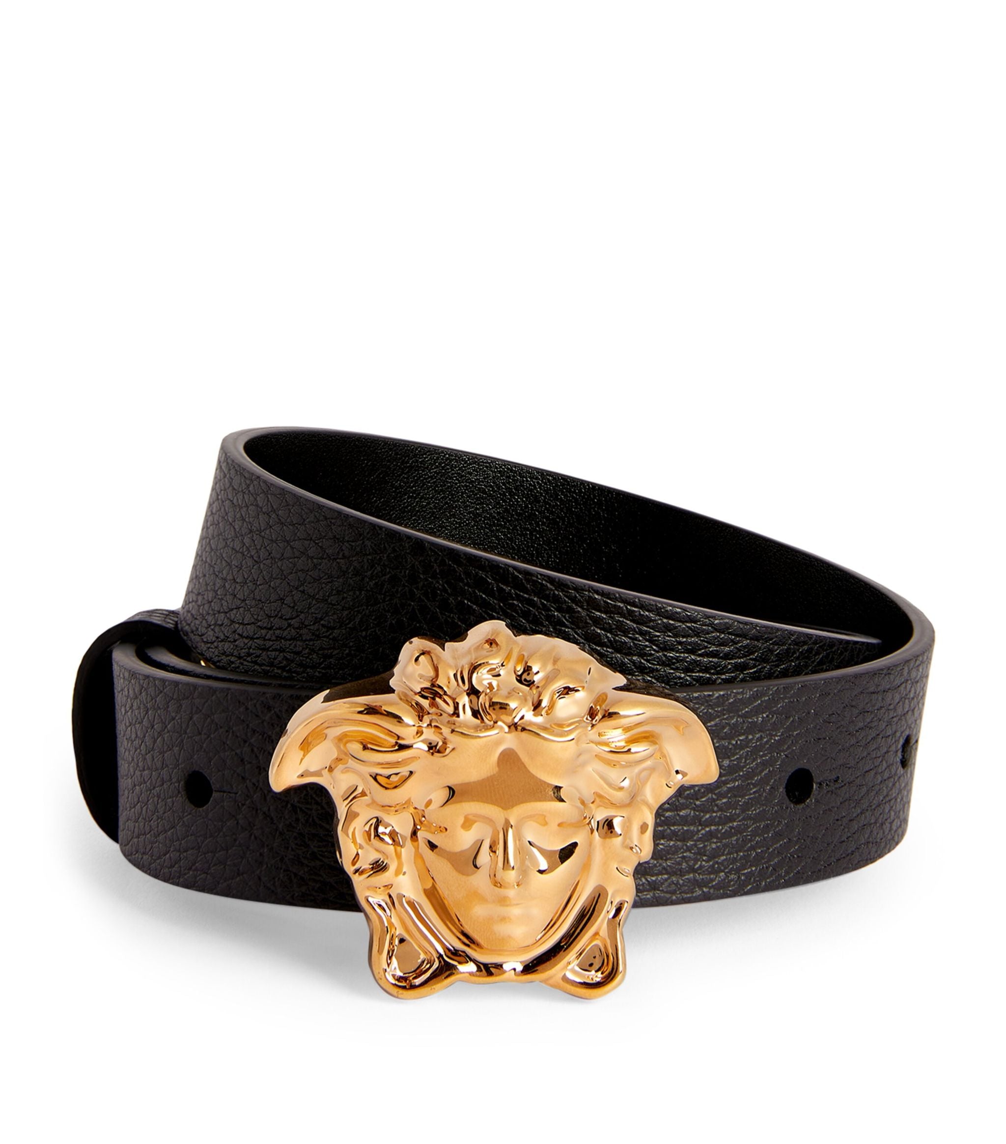 Leather Medusa Belt Miscellaneous Harrods   