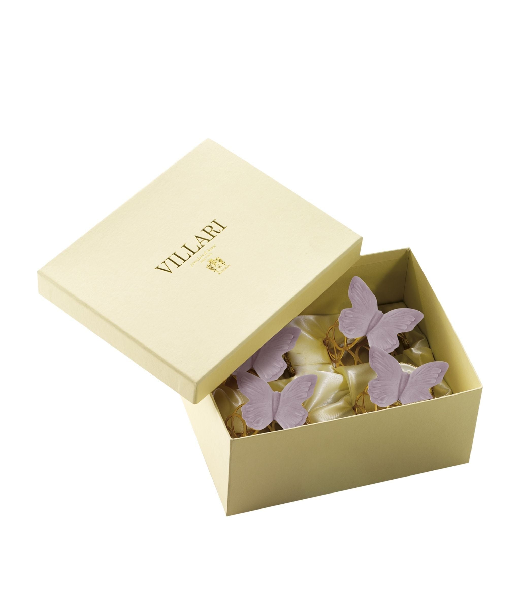 Gold Plated Butterfly Napkin Rings (Set of 4) GOODS Harrods   