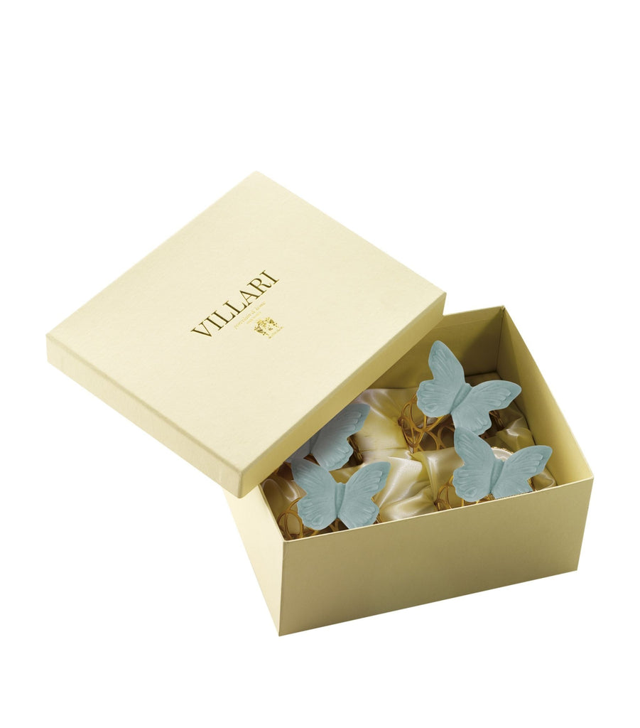 Gold Plated Butterfly Napkin Rings (Set of 4)