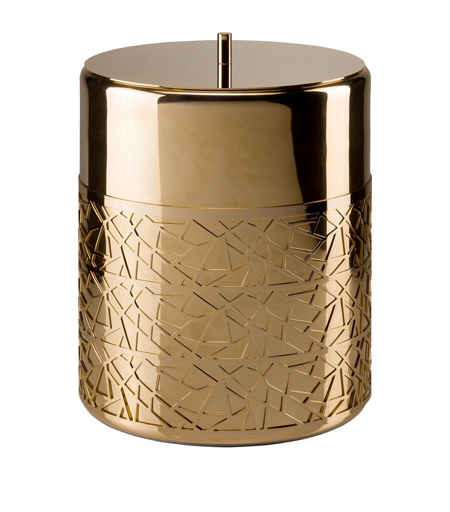 Gold-Plated Hiroito Wastebasket