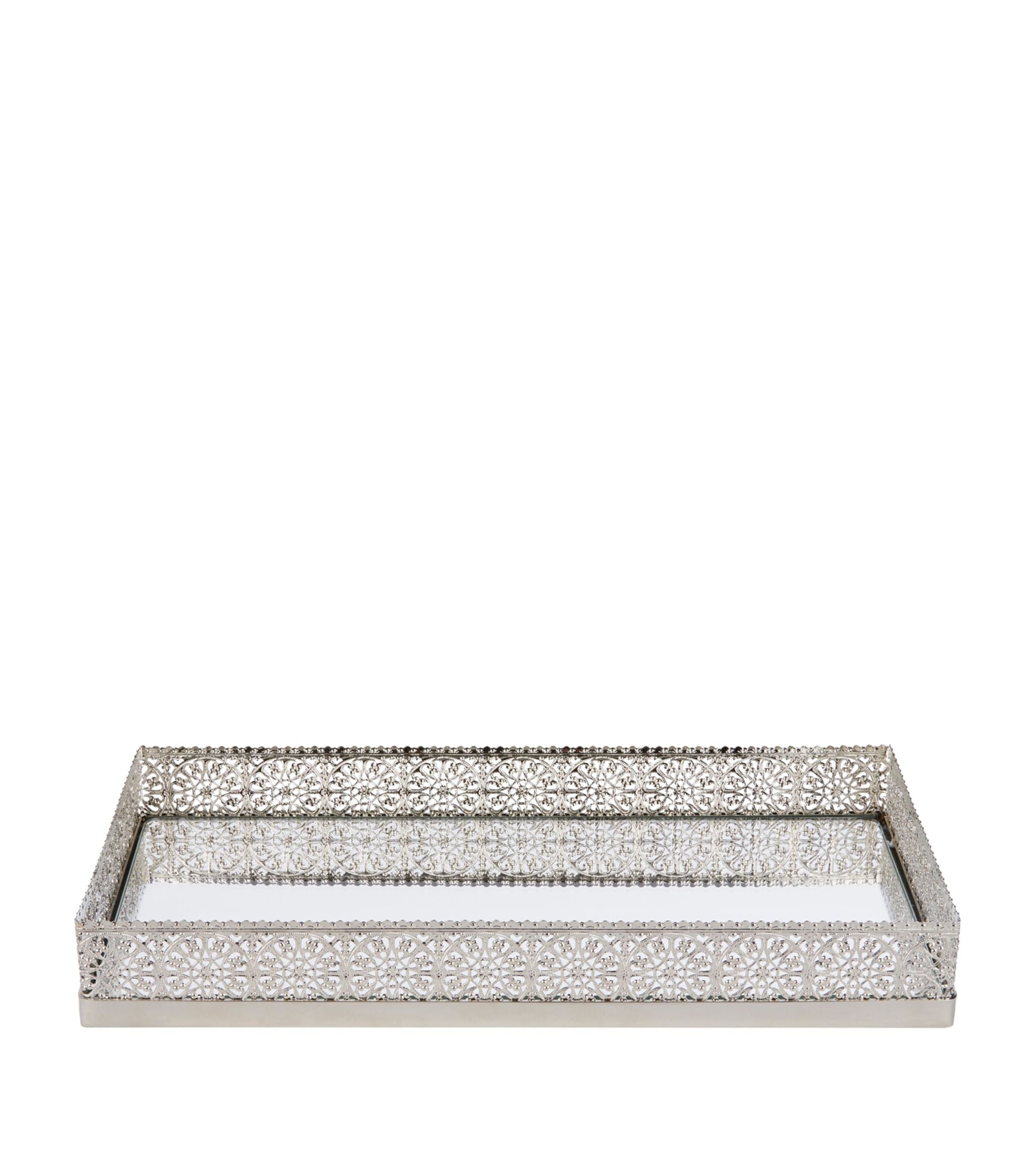 Marbella Chrome Small Tray GOODS Harrods   