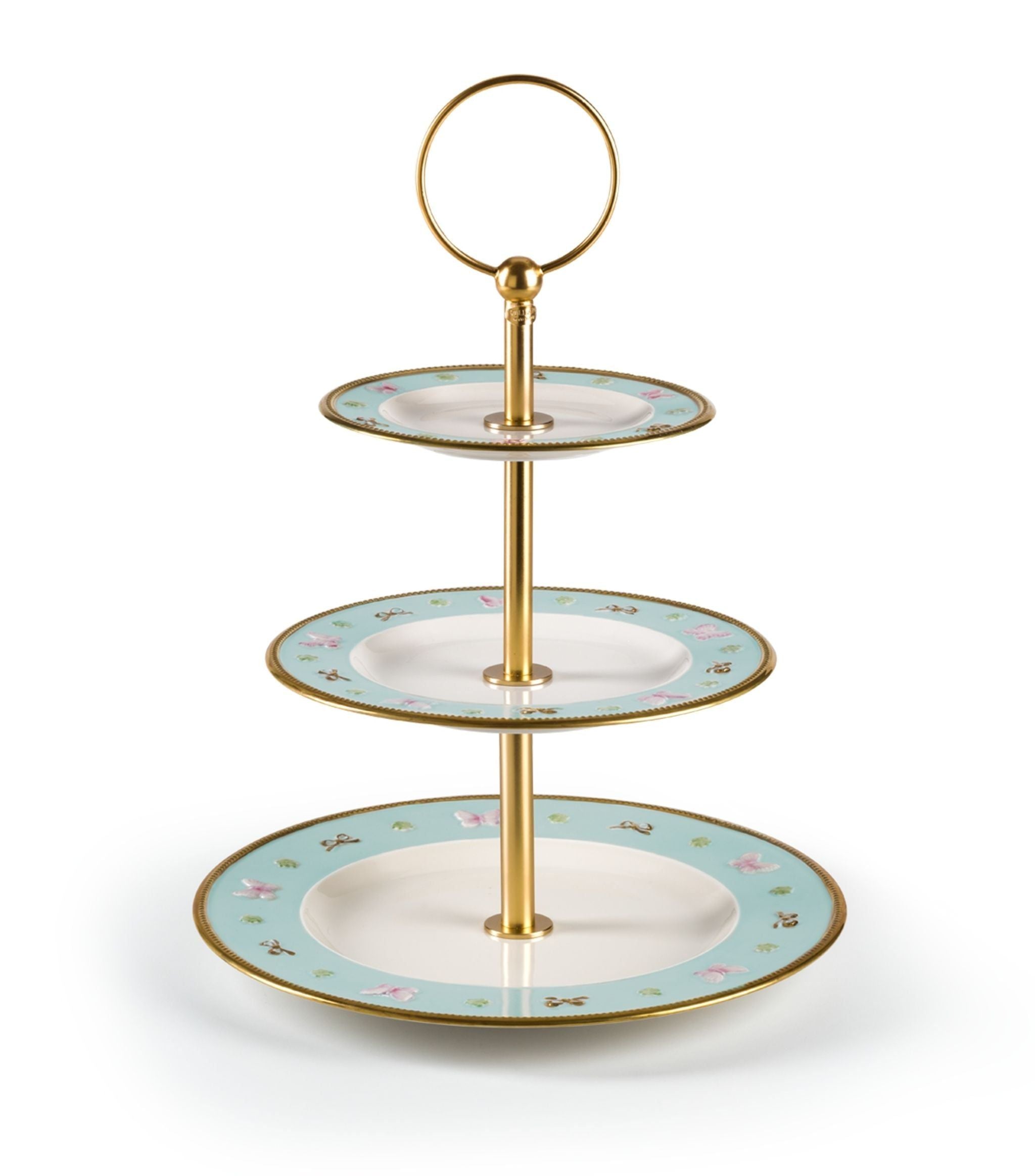 Porcelain ButterflyThree-Tier Cake Stand GOODS Harrods   