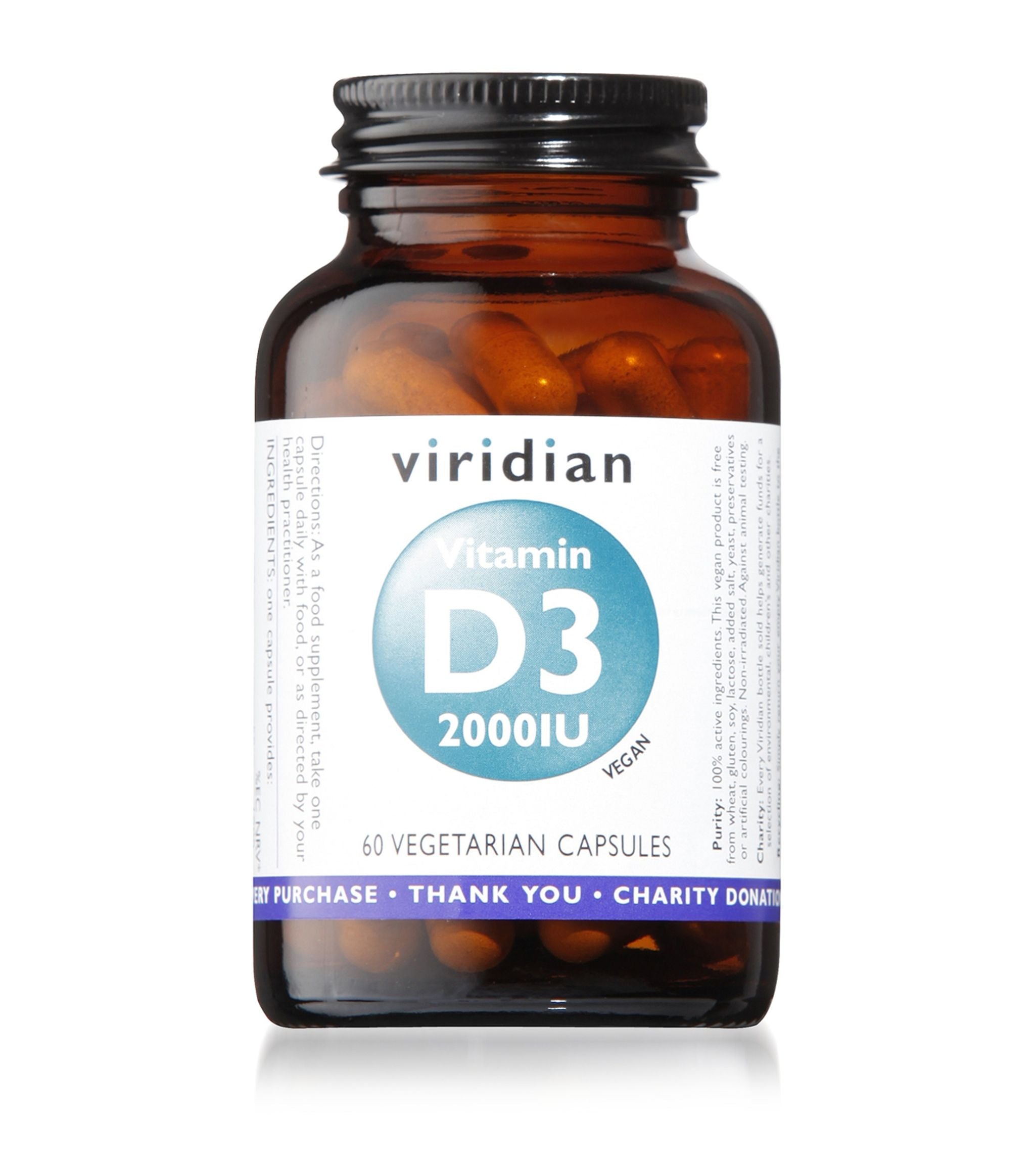 Vitamin D3 2000Iu (60 Capsules) GOODS Harrods   