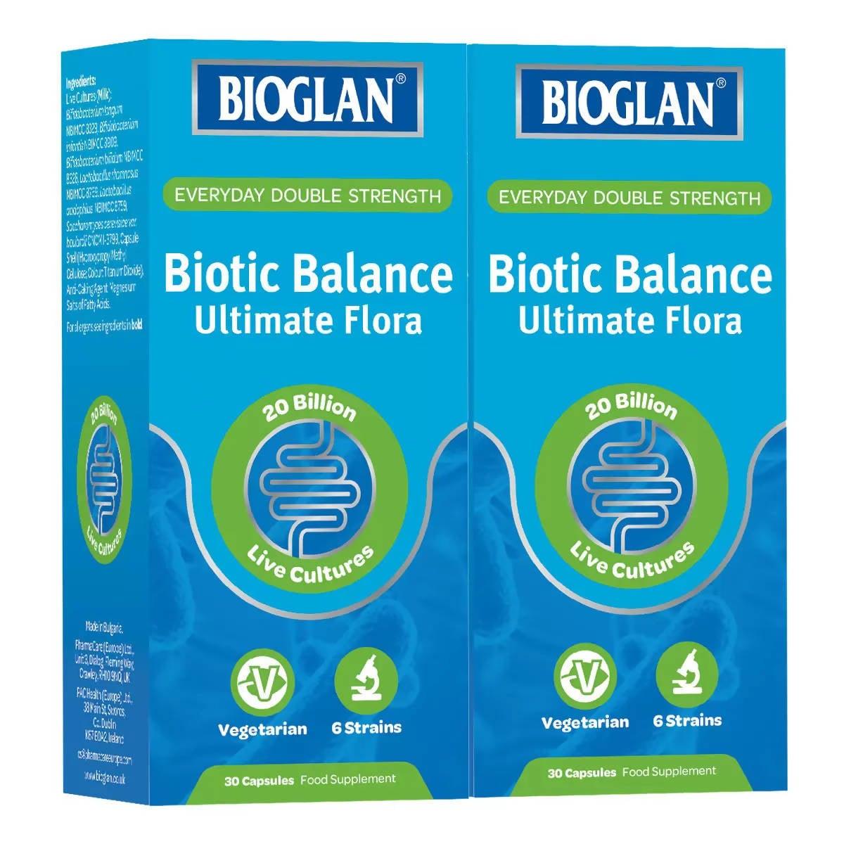 Bioglan Biotic Balance Ultimate Flora, 2 x 30 Count Vitamins & Supplements Costco UK   