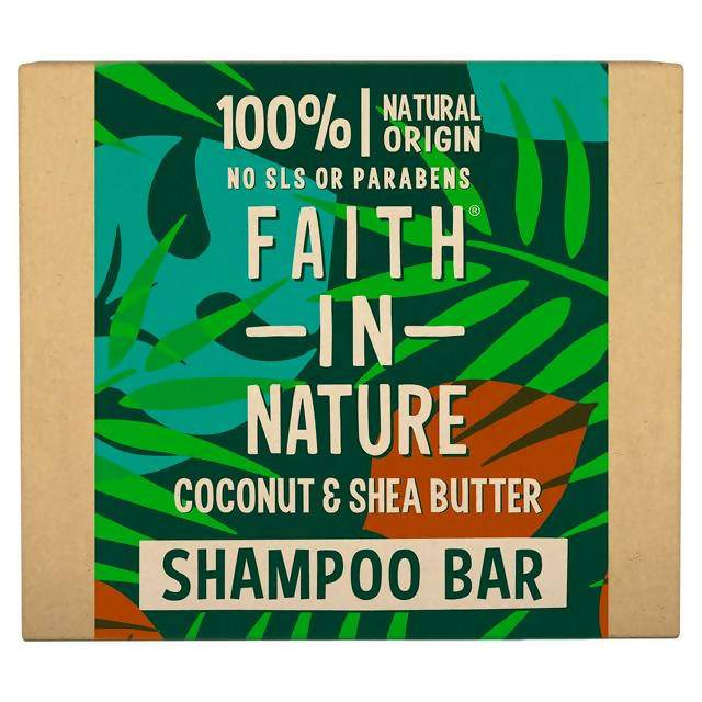 Faith in Nature Coconut & Shea Butter Shampoo Bar 85g - McGrocer