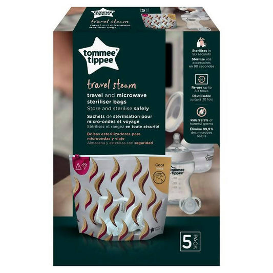Tommee Tippee Travel Steam 5 Pack accessories Sainsburys   