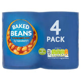 Sainsbury's Baked Beans In Tomato Sauce 4x400g - McGrocer