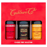 Cockburn's Classic Port Selection 3x5cl Adult Soft Drinks & Mixers Sainsburys   