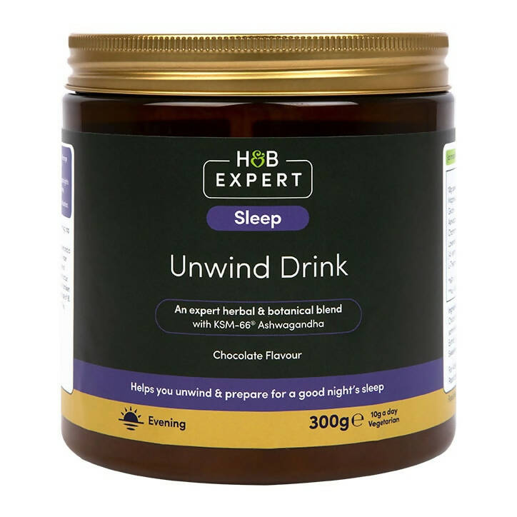 H&B Expert Sleep Unwind Drink 300g Food Supplement Holland&Barrett   