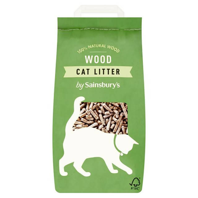 Sainsbury's Wood Cat Litter 10L