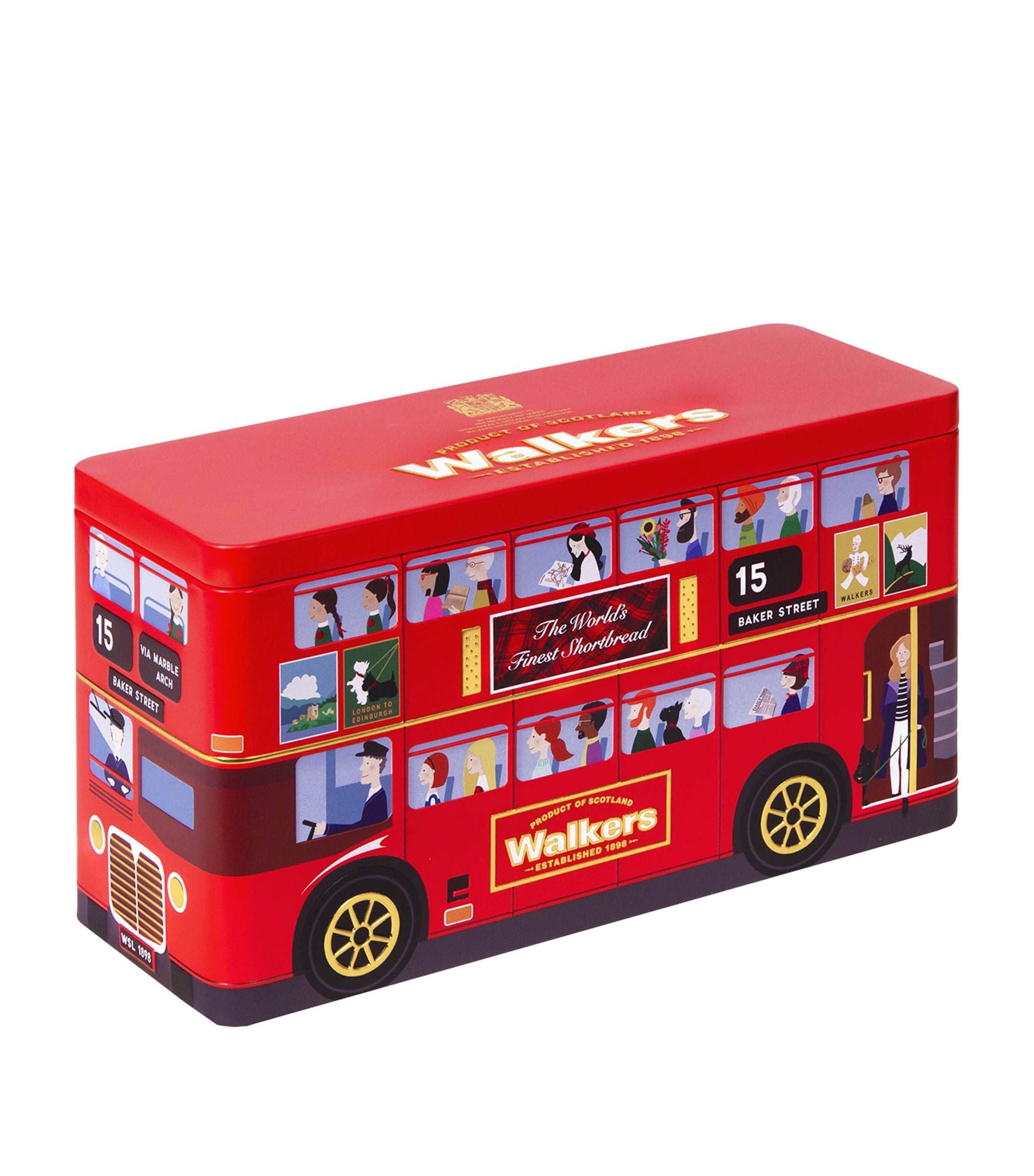 London Bus Shortbread Tin (250g) Biscuits, Crackers & Bread Harrods   