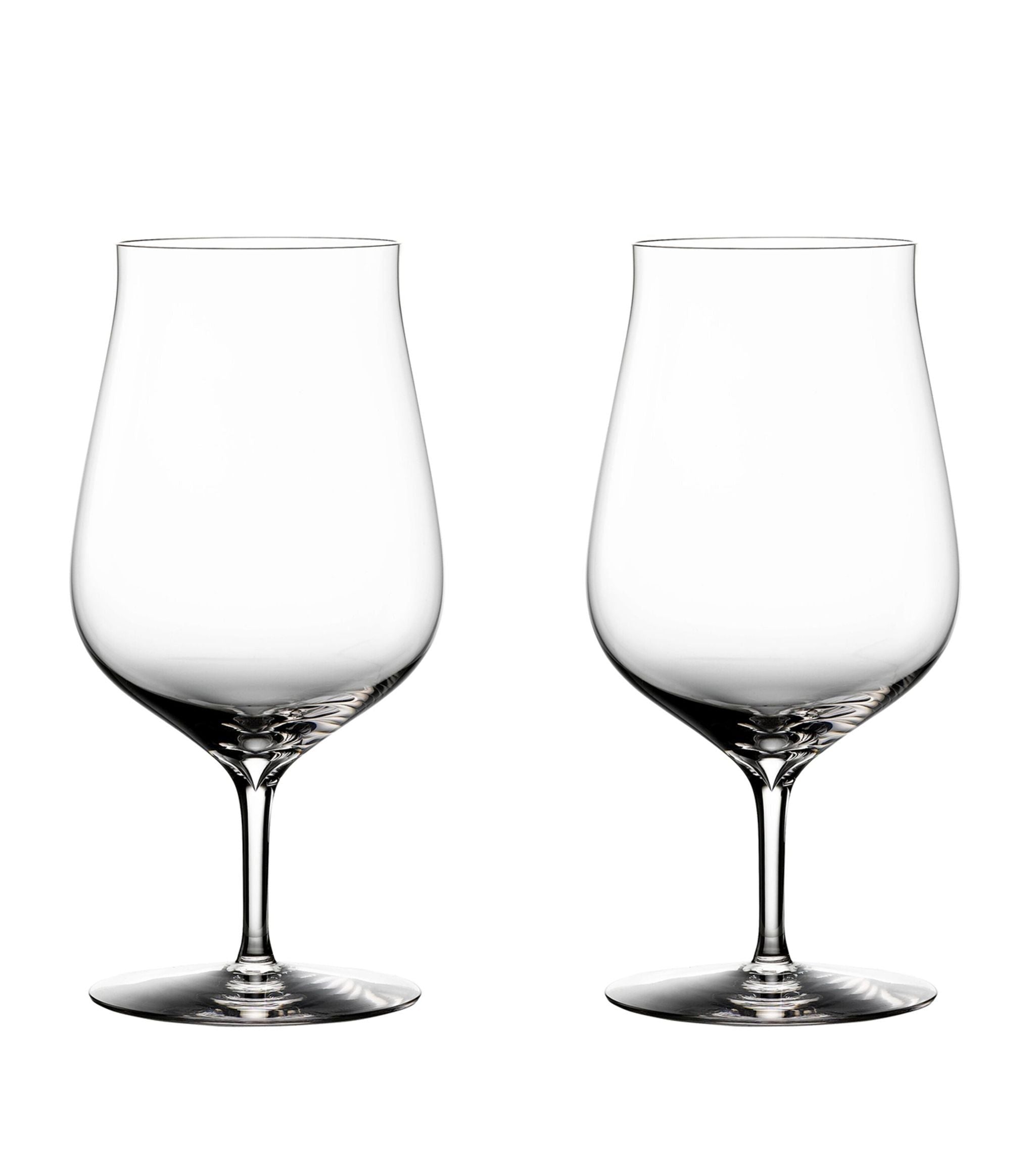 Set of 2 Crystal Elegance Hybrid Glasses (800ml) GOODS Harrods   