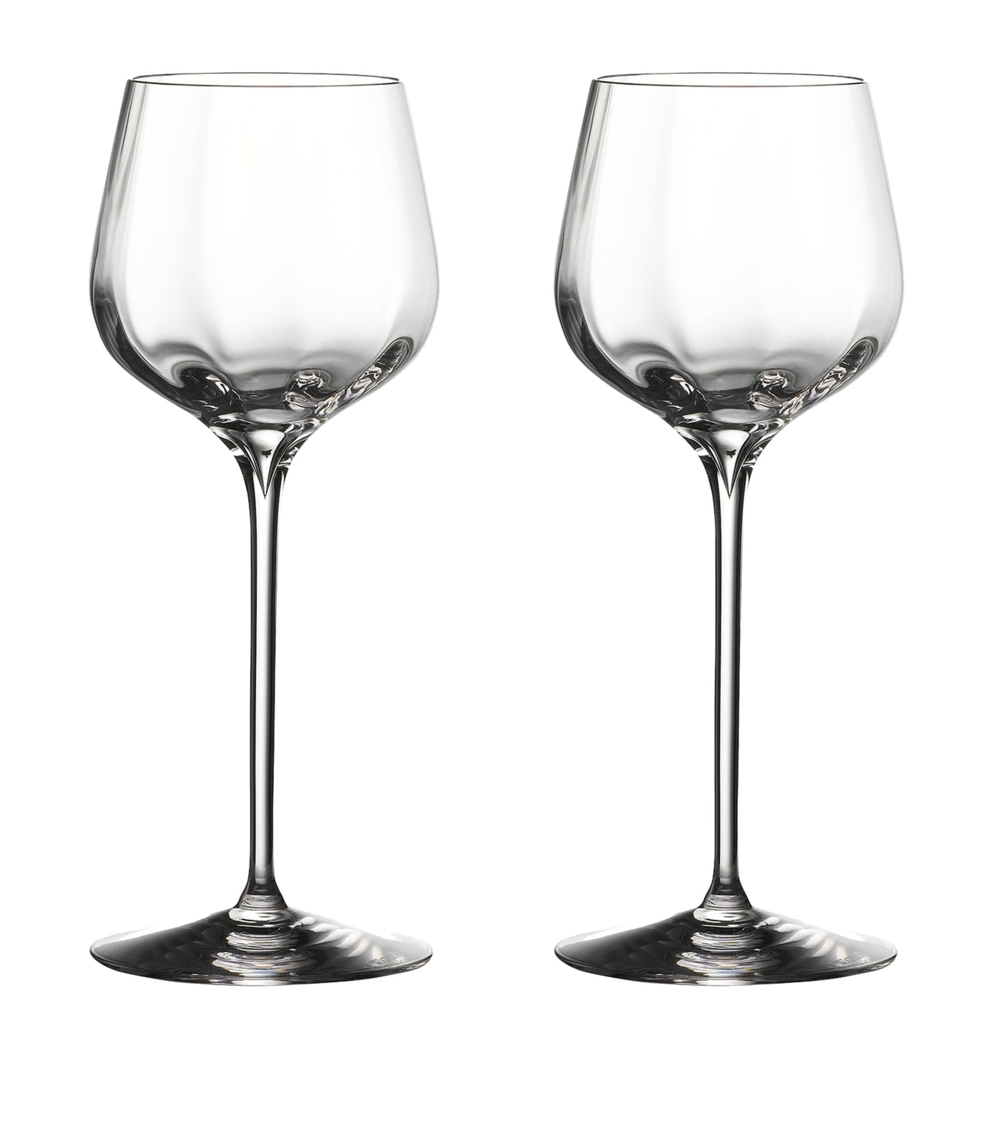 Set of 2 Elegance Optic Dessert Wine Glasses (220ml) GOODS Harrods   