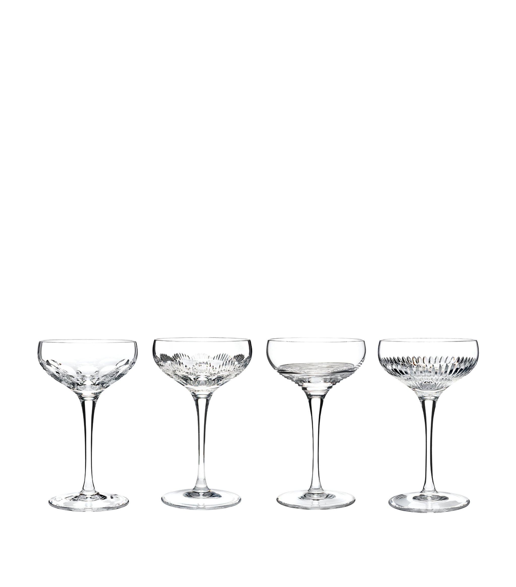 Set of 4 Mixology Champagne Coupes (120ml) GOODS Harrods   