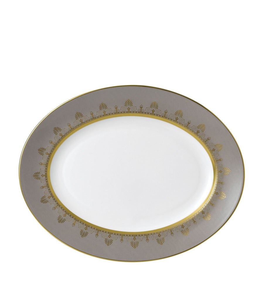 Anthemion Grey Platter (35.5cm x 28cm)