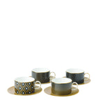 Arris Teacup And Saucer (Set of 4) GOODS Harrods   