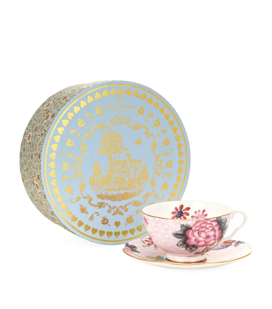 Cuckoo Teacup and Saucer