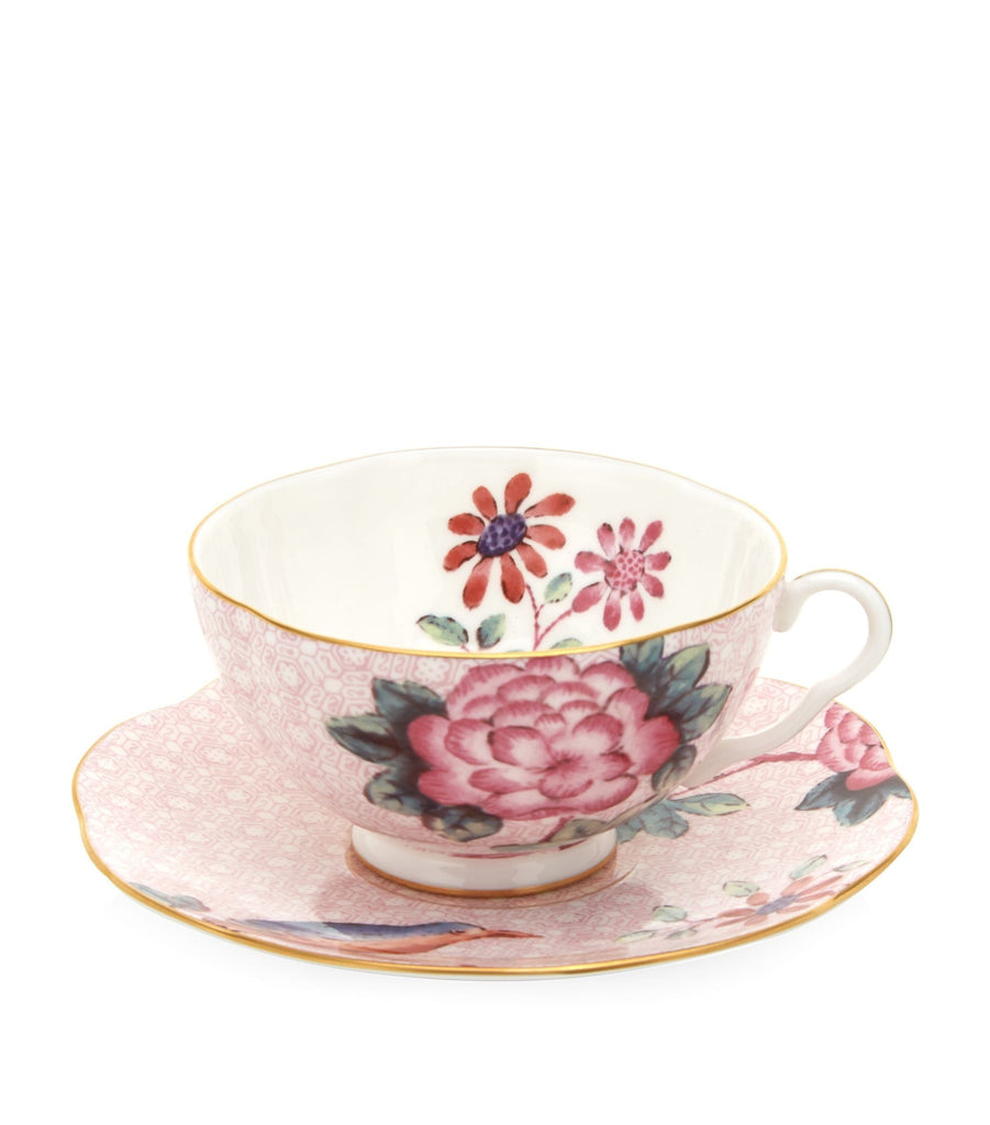 Cuckoo Teacup and Saucer