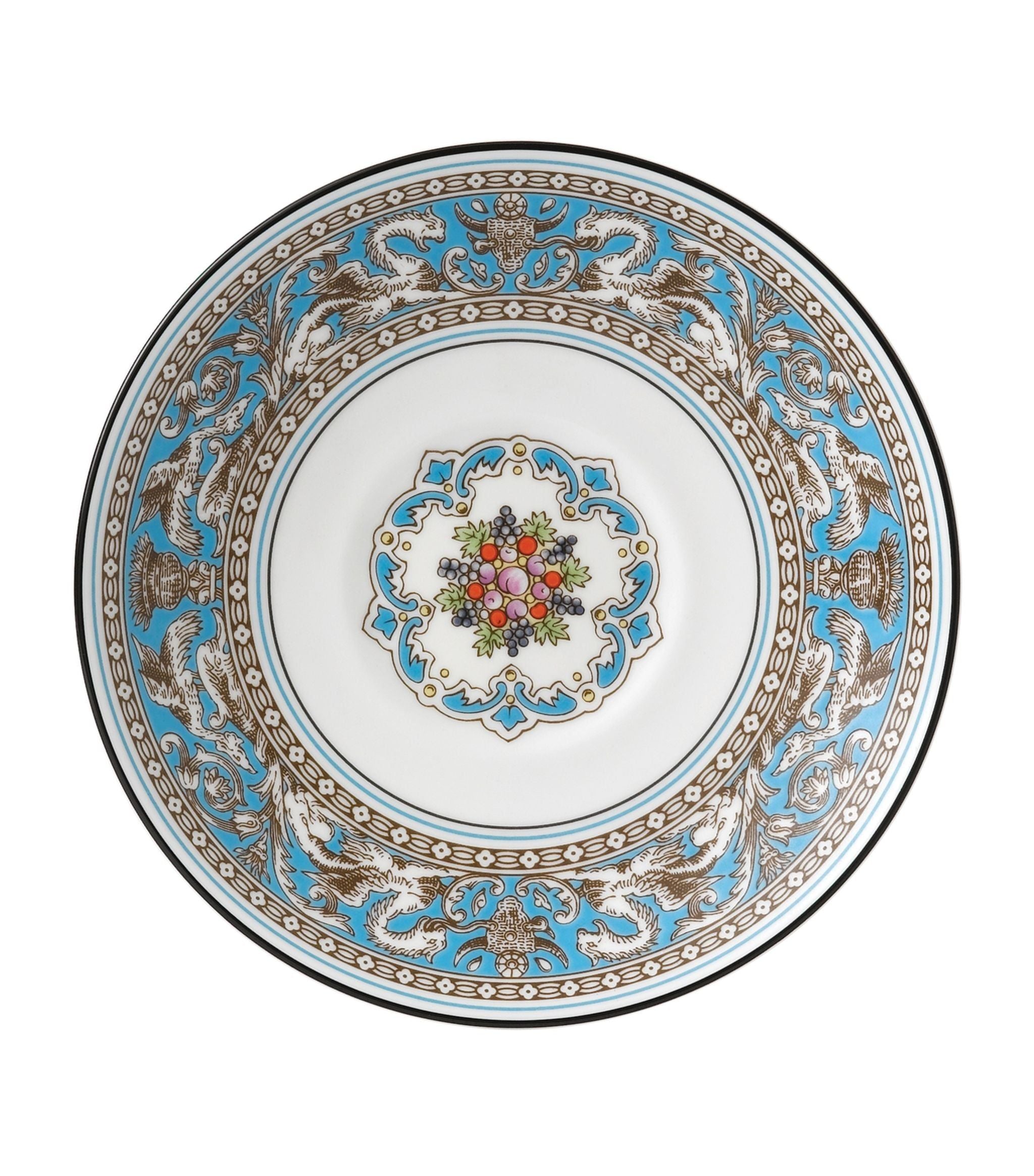 Florentine Turquoise Leigh Saucer GOODS Harrods   