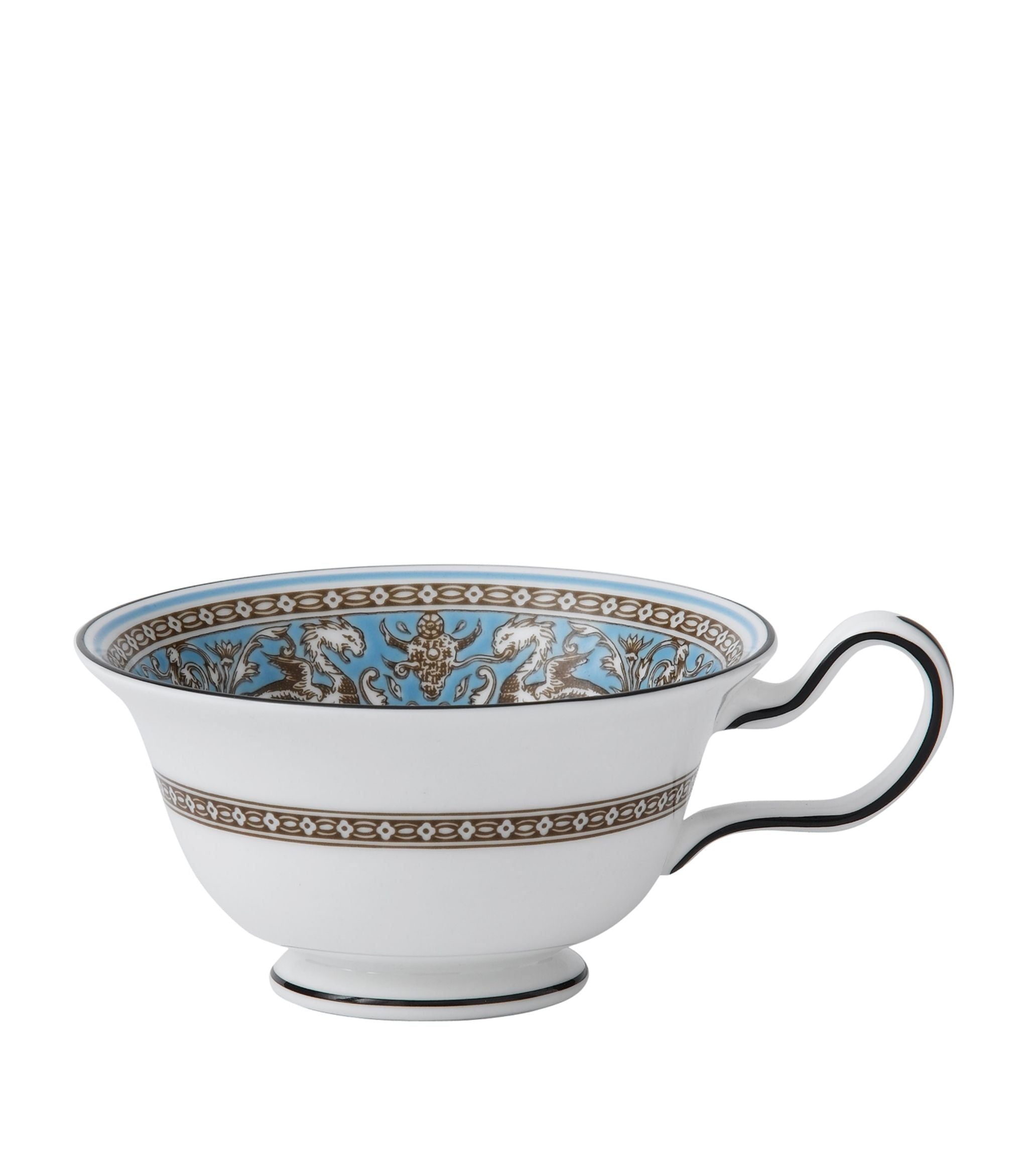 Florentine Turquoise Teacup GOODS Harrods   