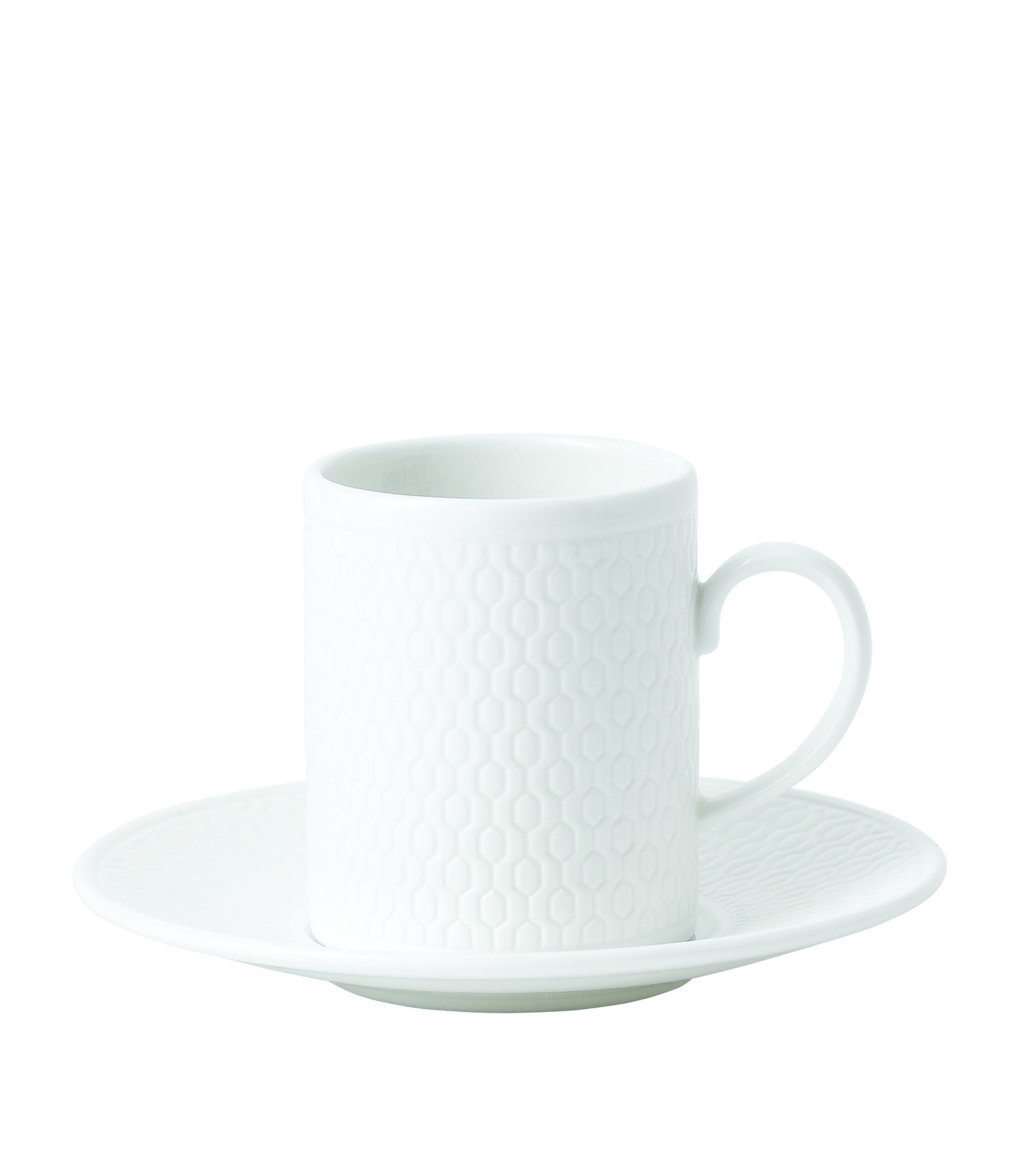 Wedgwood Anthemion Grey Espresso Cup and Saucer