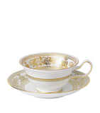 Gold Columbia Peony Cup and Saucer GOODS Harrods   