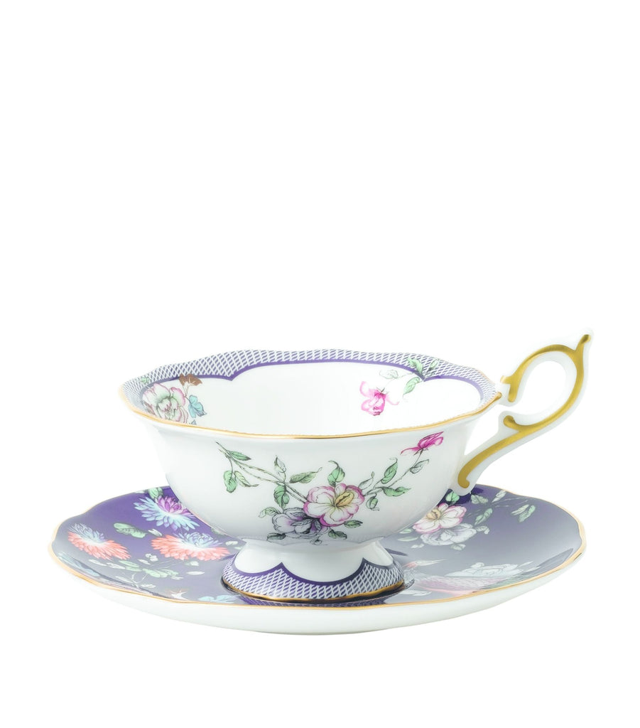 Harlequin Teacup And Saucer