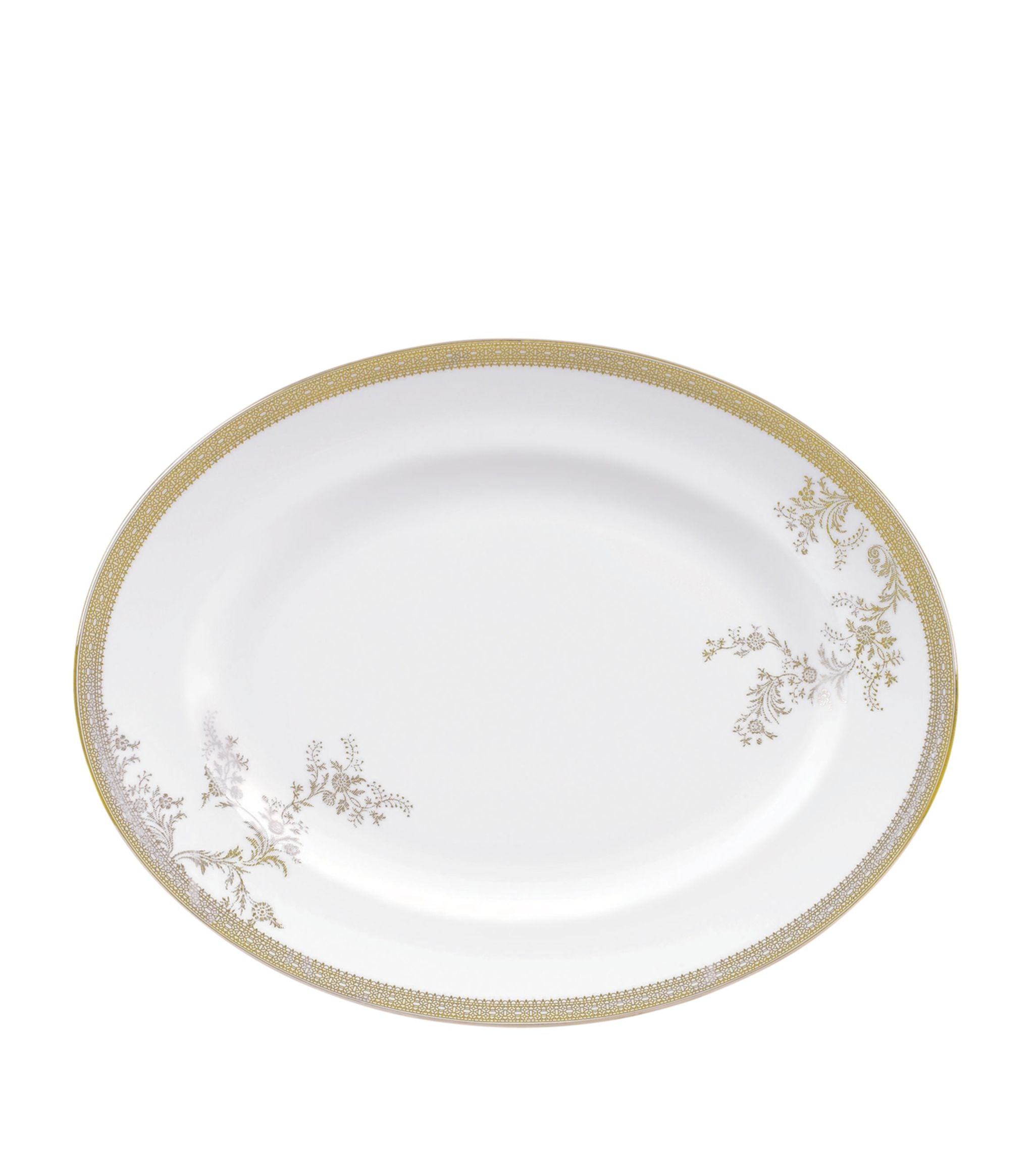 Lace Gold Oval Dish (35cm) GOODS Harrods   