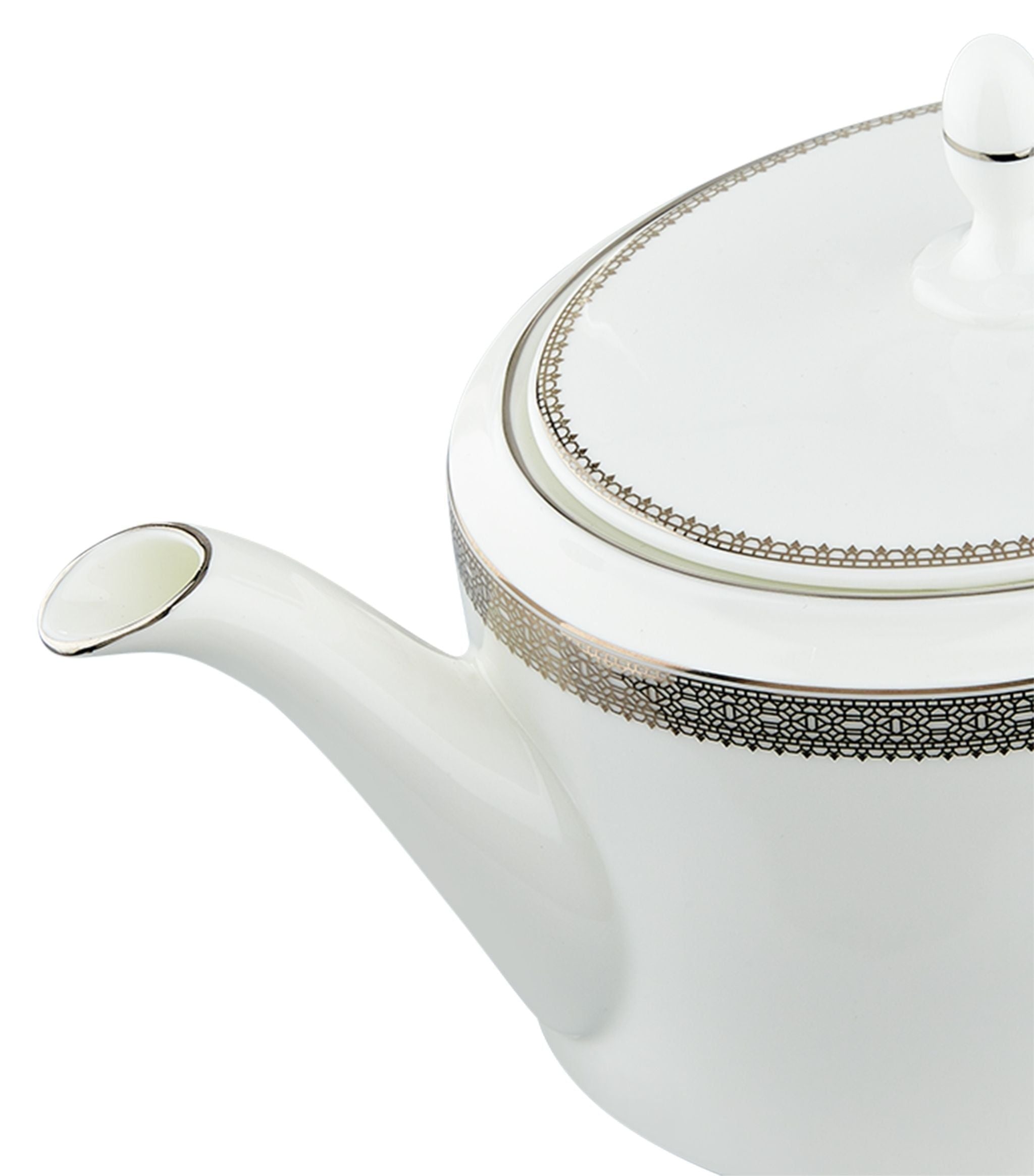 Lace Platinum Teapot GOODS Harrods   