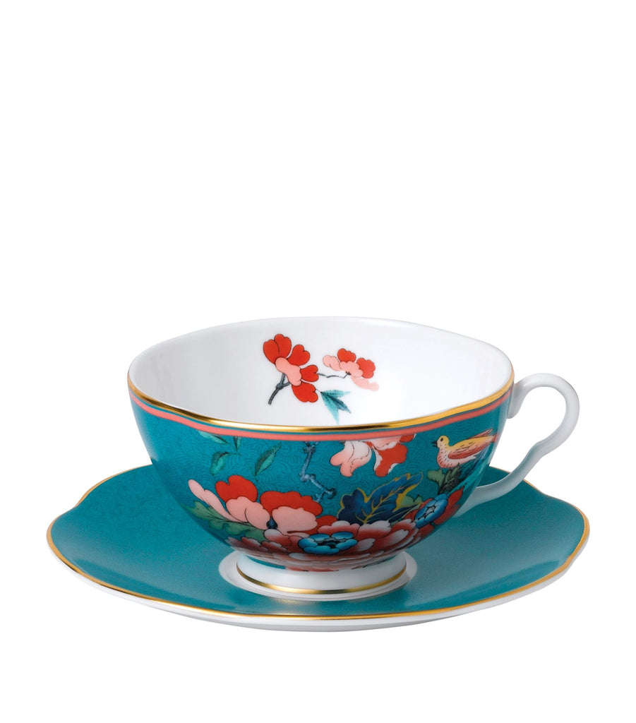 Paeonia Teacup and Saucer