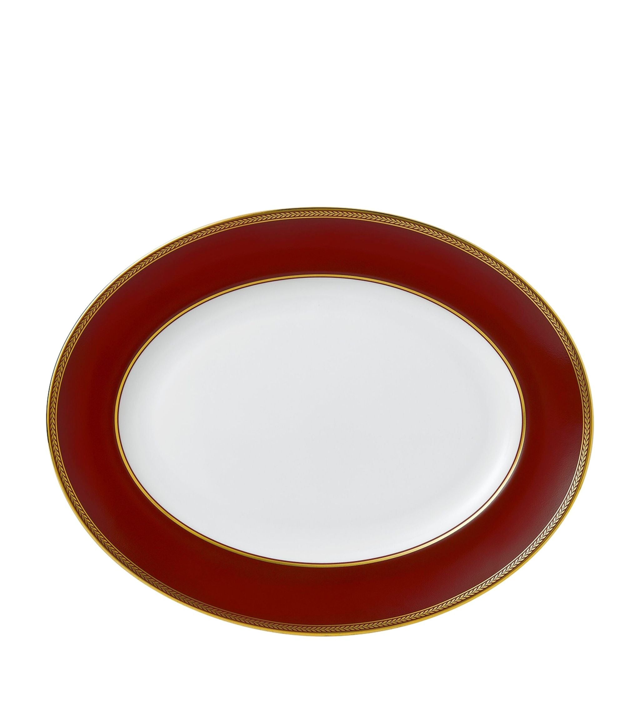 Renaissance Red Oval Platter (35cm) GOODS Harrods   